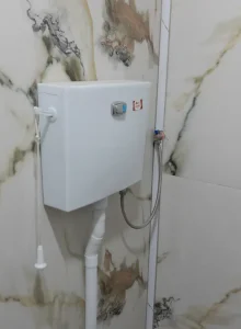 دستشویی کلبه چوبی مجتمع دیران