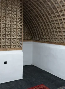 عکس از فضای داخل کپر سنتی دیران قم